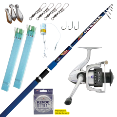 Her Şey Dahil 3.60 Metre Olta Kamış Seti Başlangıç Takımı (Effe Accord 3.60 m 100-300 gr Kamış - Effe DT6000 Makine)