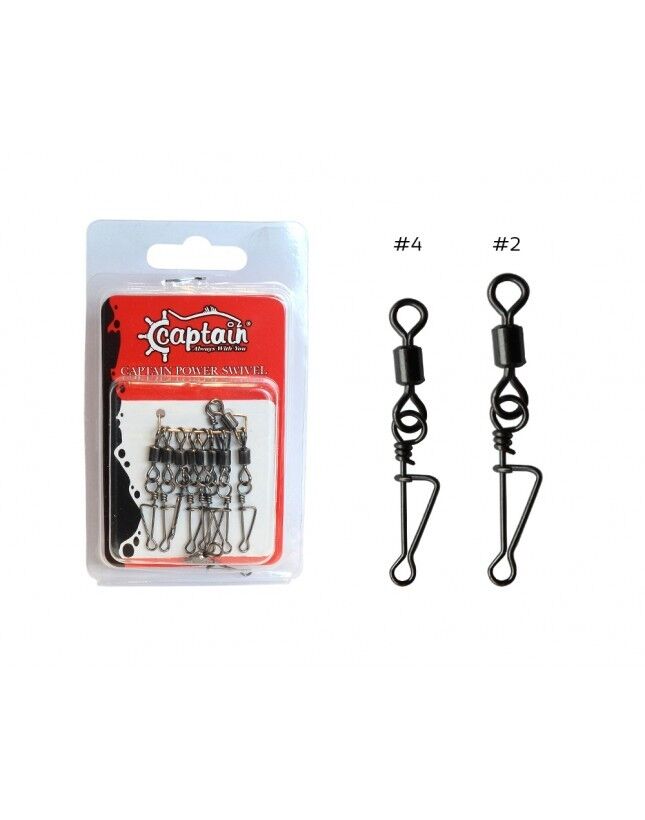 Captain 5035 Kilitli Klips Rolling 10'lu Paket Black Nikel