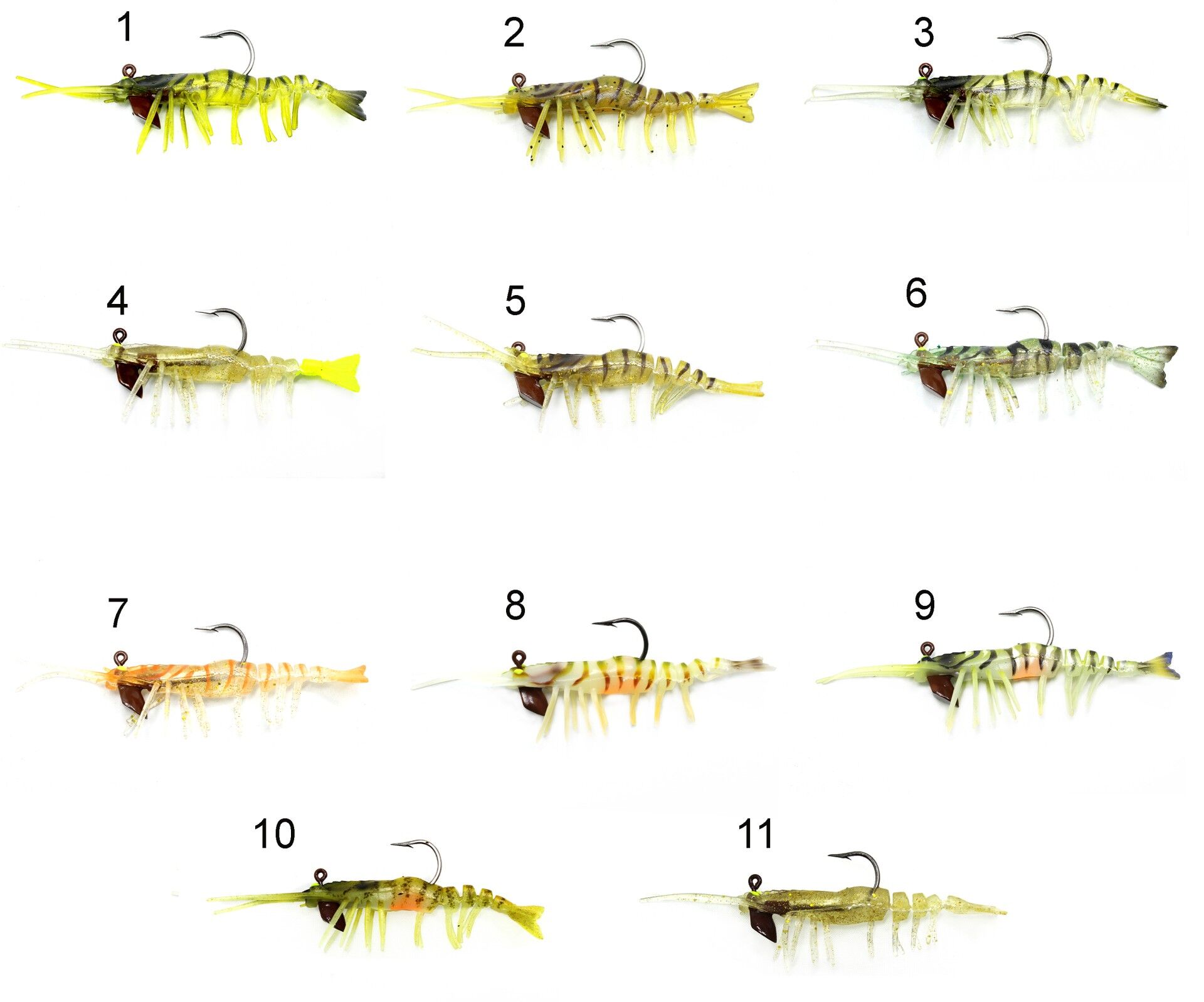 Captain 3049 Magic Shrimp 3D Silikon Karides 76mm 5.5gr Suni Yem