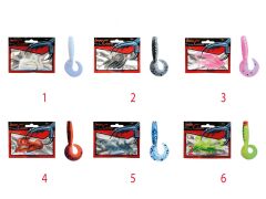 Captain 3572 Little Smart Soft 4cm Levrek Silikonu 5'li Paket Suni Yem