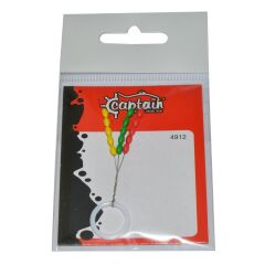 Captain 4912 Stoper 3x5'li Paket Renkli Silikon Stopper