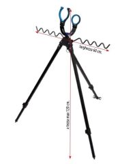Lineaeffe 6313054 Tripod Teleskobik Ayarlanabilir Kamış Sehpası 120cm