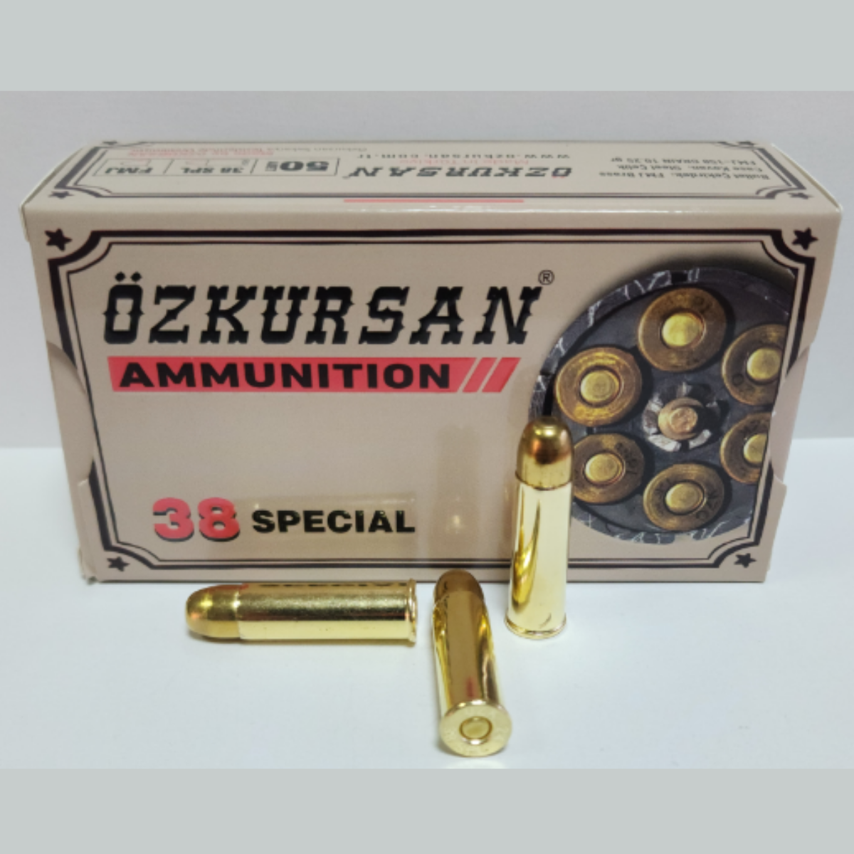 38 Special Özkursan (FMJ-158 GRN) Tabanca Fişeği - 1000 Adet