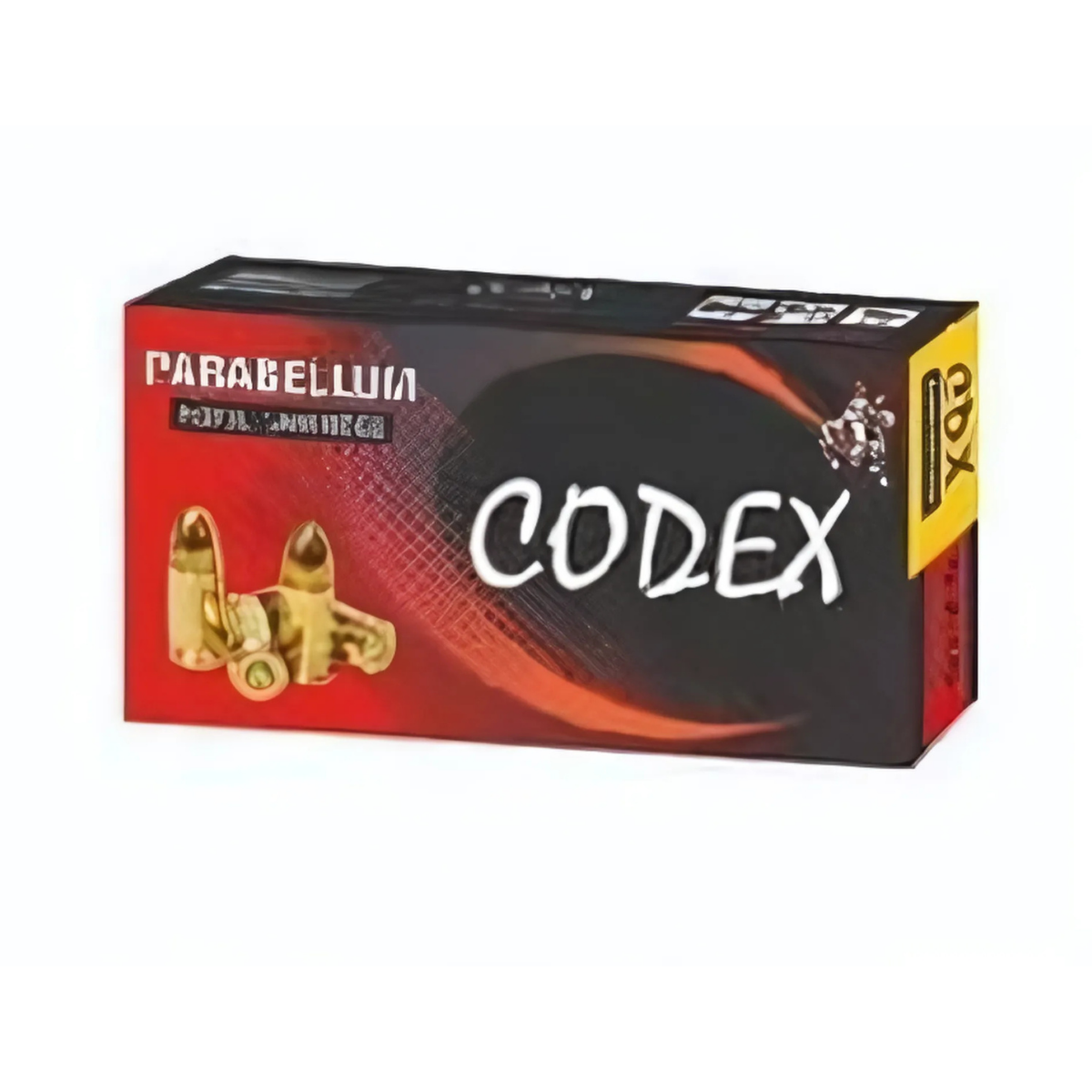 Codex 9mm Parabellum Tabanca Mermisi (FMJ-124 GRN.) - 1000 Adet