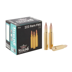Turaç-Sterling 223 Rem. Fişek (FMJ-55 GRN) - 1000 Adet
