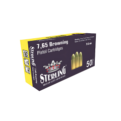 Turaç-Sterling 7.65mm Fişek (FMJ-73 GRN) - 1000 Adet
