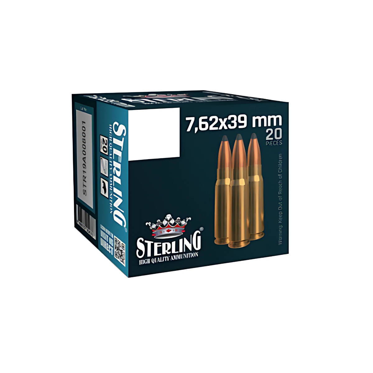 Turaç-Sterling 7.62mm Fişek (SP-125 GRN) - 1000 Adet