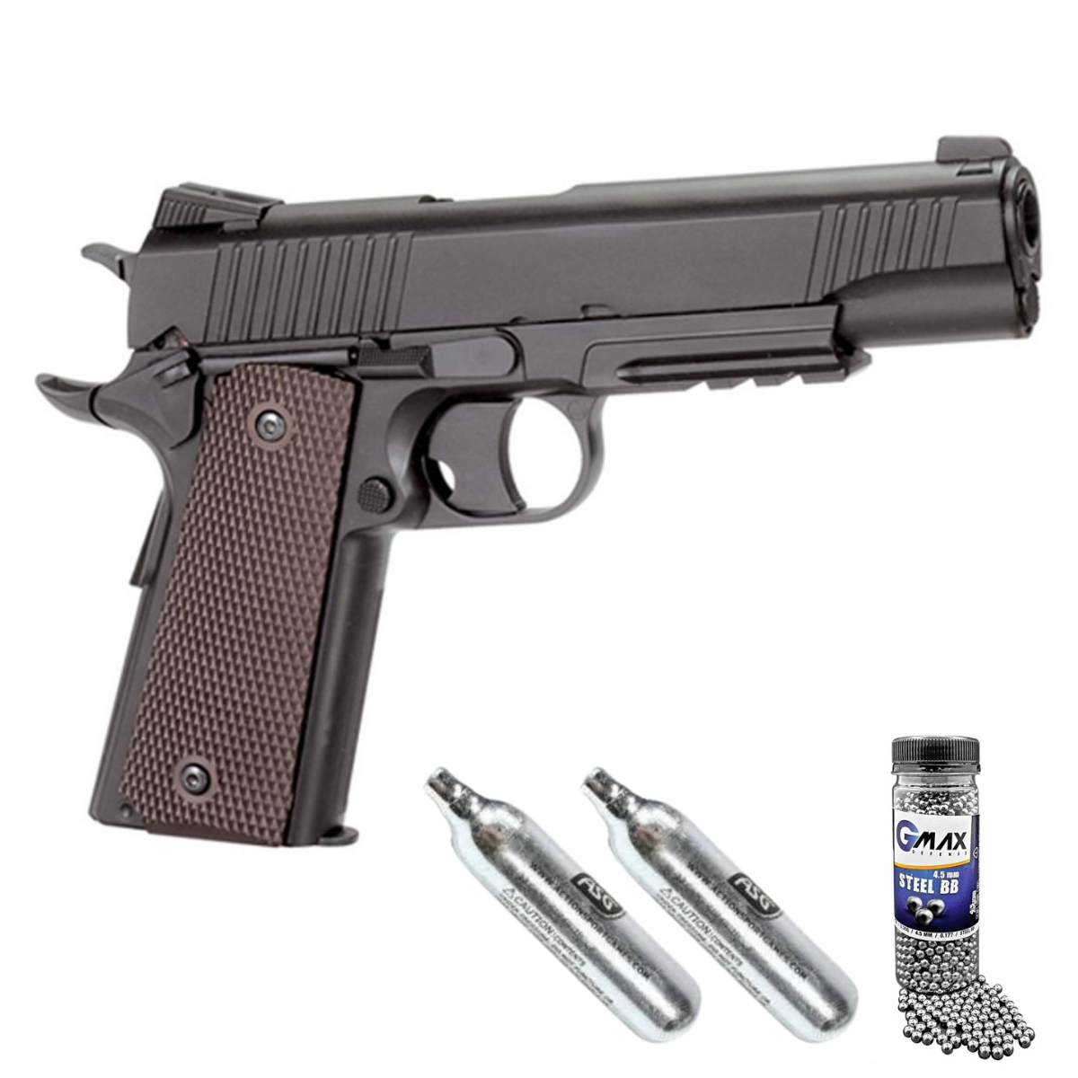 KWC M45 A1 4.5mm Havalı Tabanca (Bilye ve Co2 Tüp Hediyeli)
